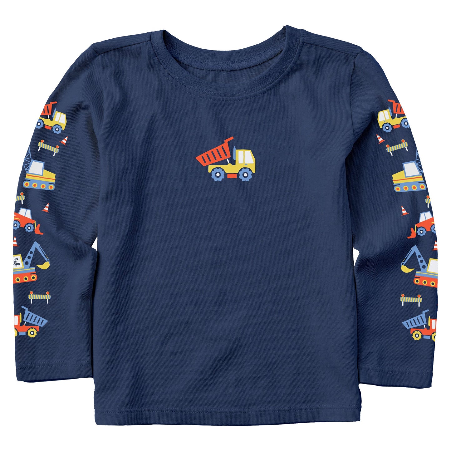 Toddler Construction Truck Long Sleeve Crusher Tee