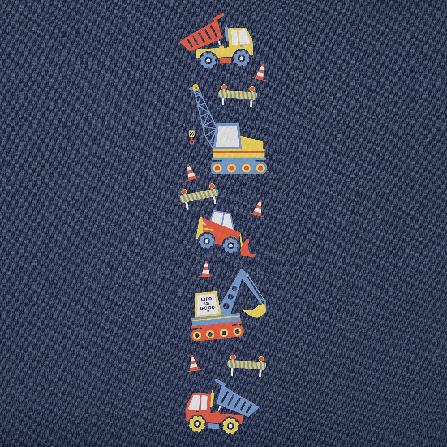 Toddler Construction Truck Long Sleeve Crusher Tee