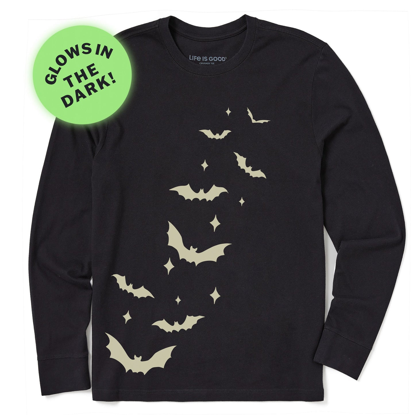 Men's Flying Bats Long Sleeve Crusher Tee