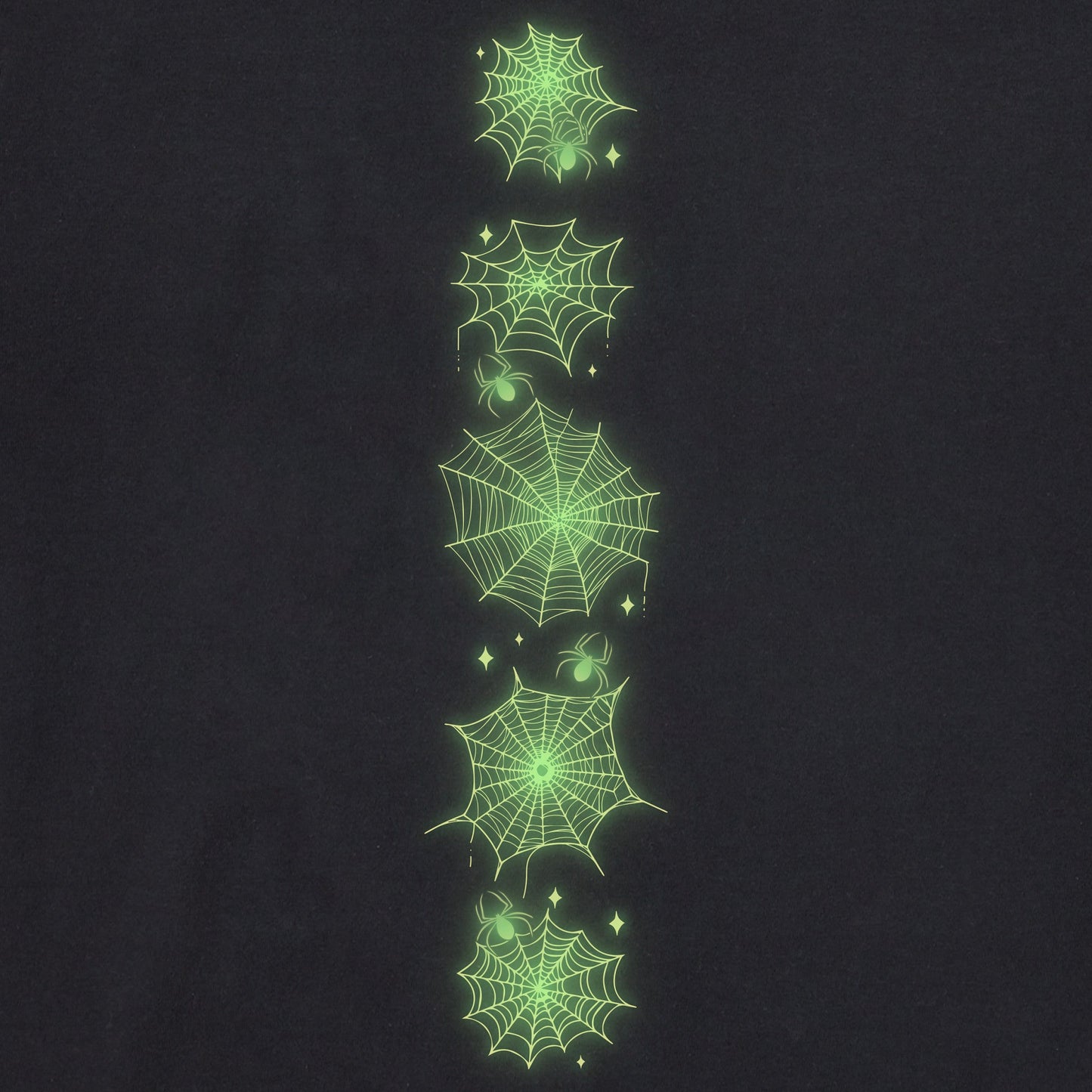 Women's Spooky Spiderweb Long Sleeve Crusher Tee