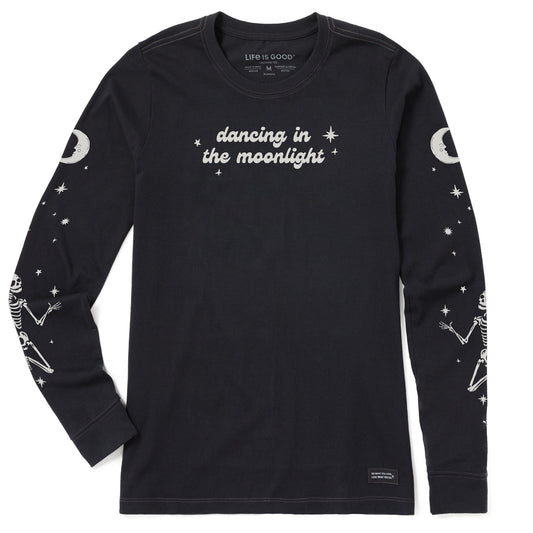 Women's Dancing in the Moonlight Long Sleeve Crusher Tee