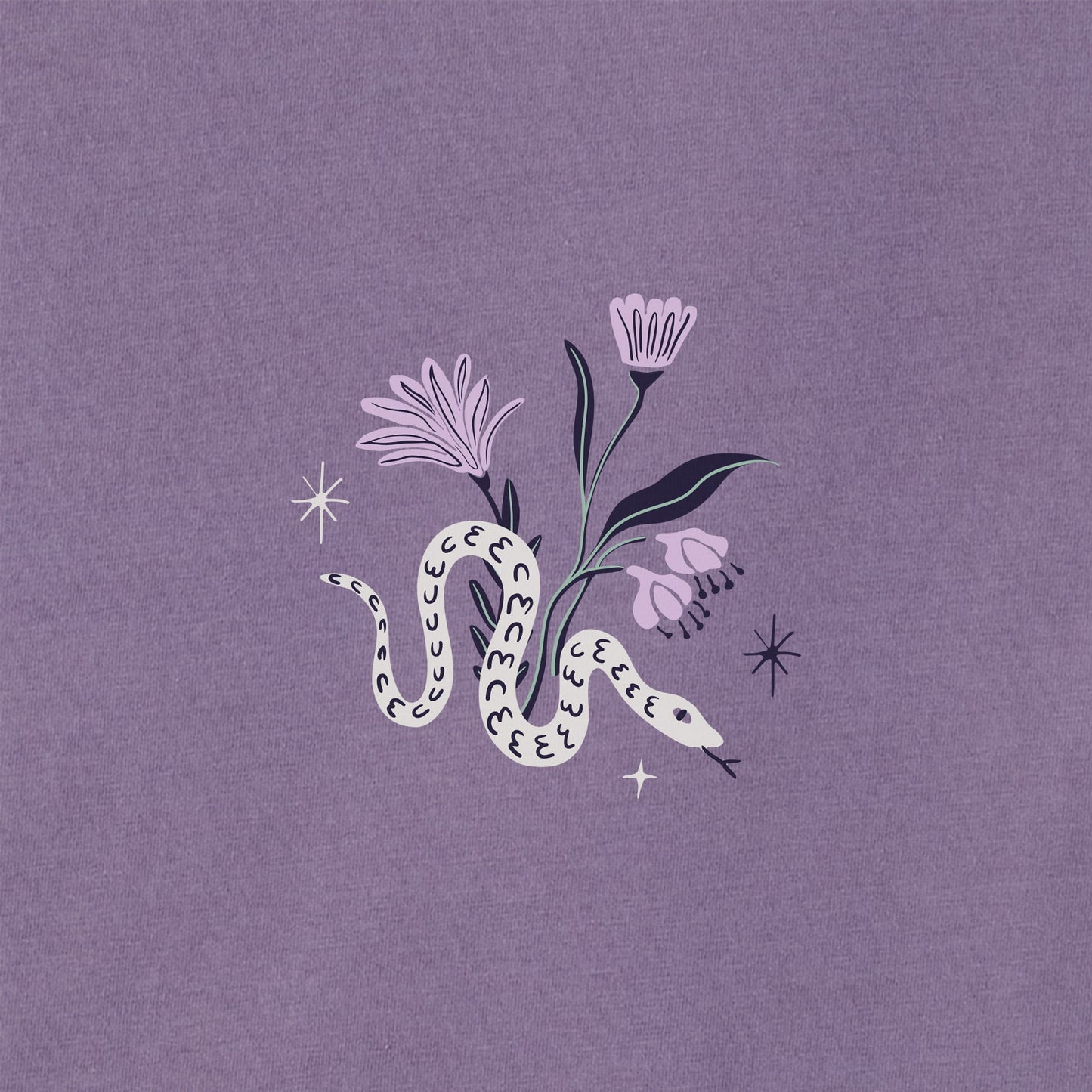 Women's Celestial Snakes Long Sleeve Crusher Tee