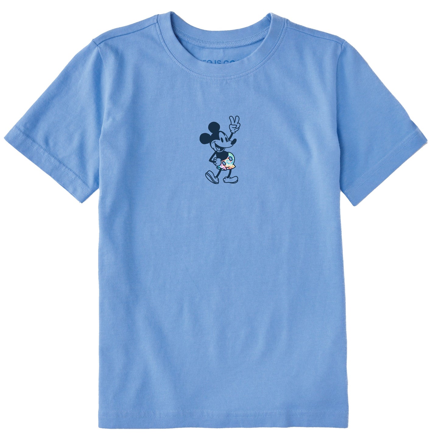 Kids Steamboat Willie Peace Mini Tie Dye Short Sleeve Crusher Tee