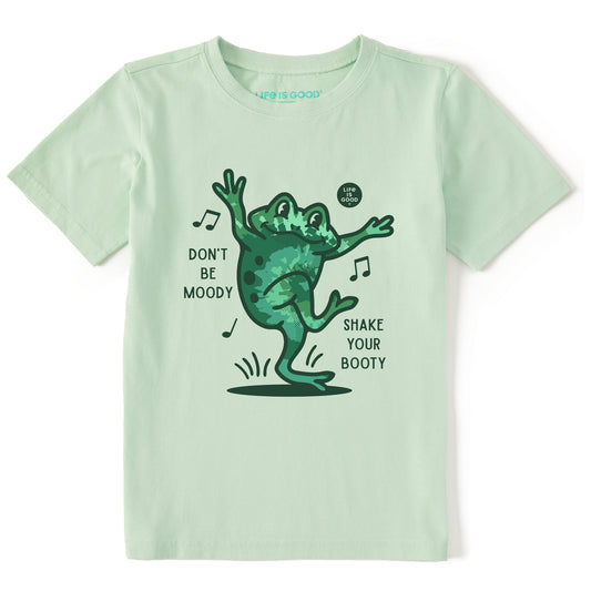 Kids Shake Your Booty Frog Tie Dye Short Sleeve Crusher Tee