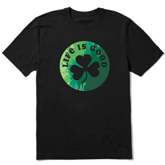 Men's Circle Clover Tie Dye Short Sleeve Tee