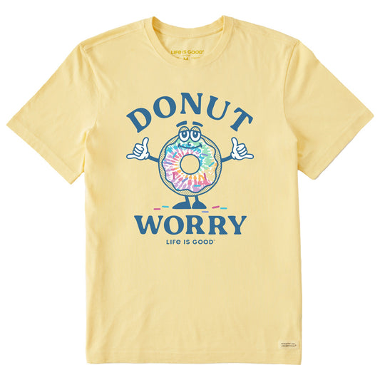 Men's Matchbook Donut Worry Tie Dye Short Sleeve Tee