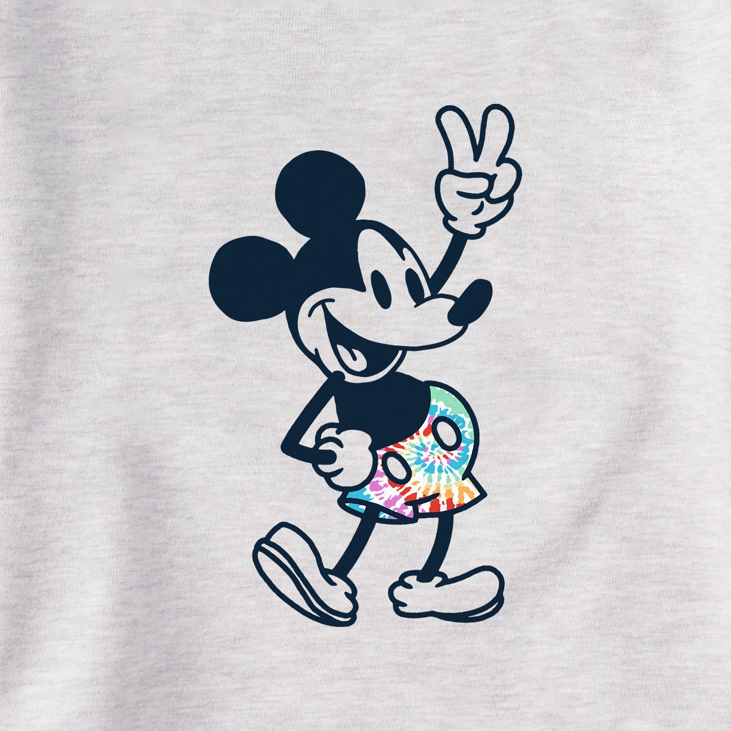 Men's Steamboat Willie Peace Mini Tie Dye Simply True Fleece Hoodie