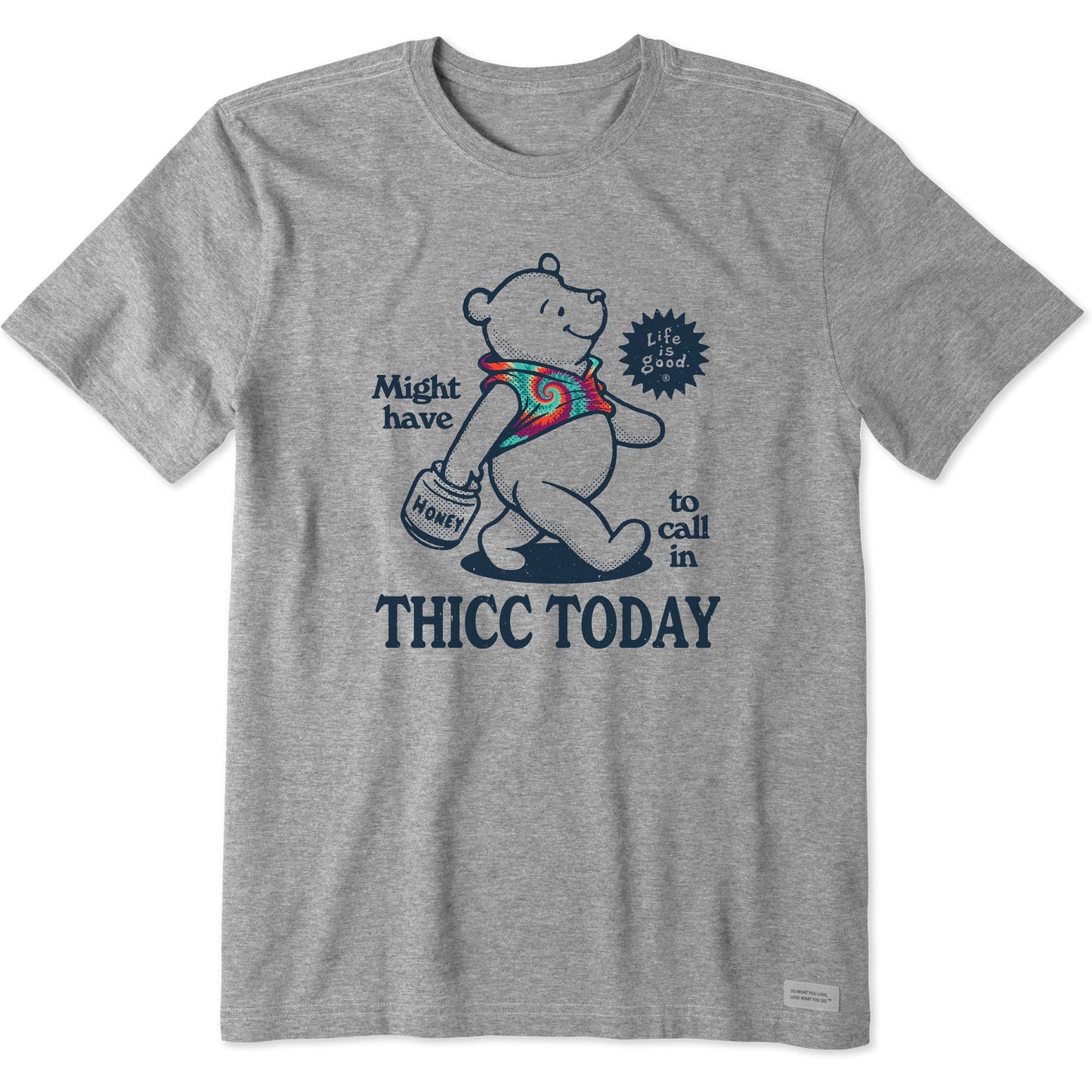 Men's Thicc Today Tie Dye Short Sleeve Tee