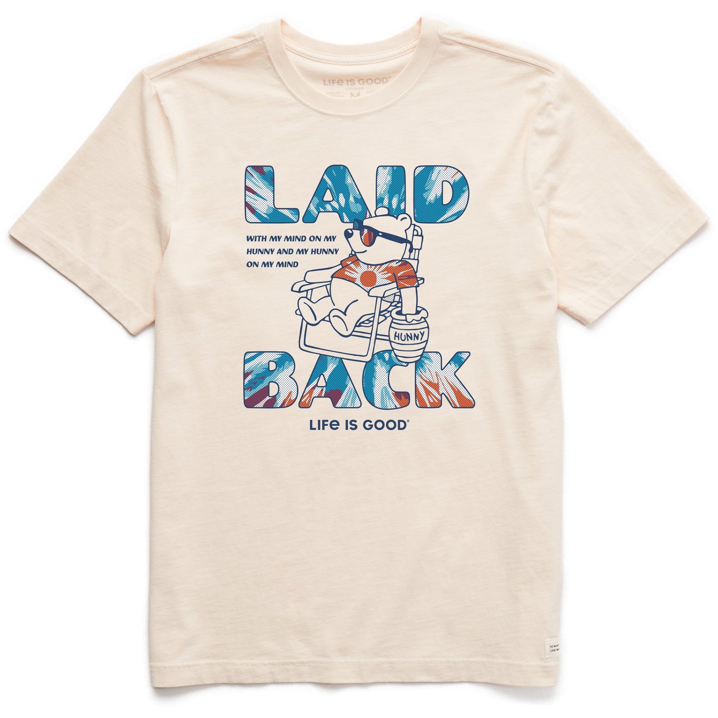 Men's Winnie Hunny On My Mind Tie dye Short Sleeve Crusher Tee