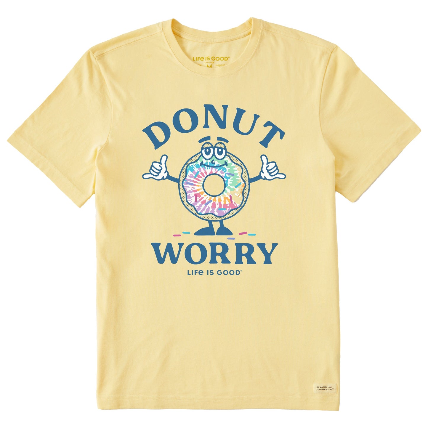 Men's Matchbook Donut Worry Tie Dye Short Sleeve Tee