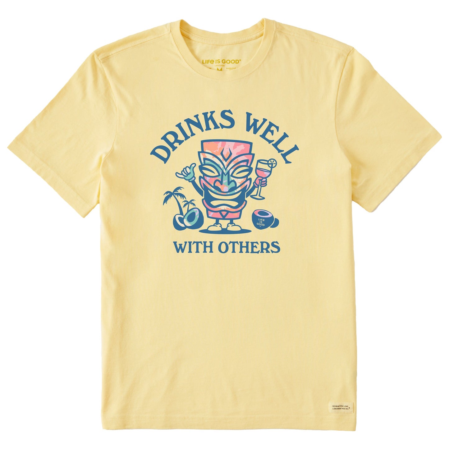 Men's Tiki Drinks Well Tie Dye Short Sleeve Tee