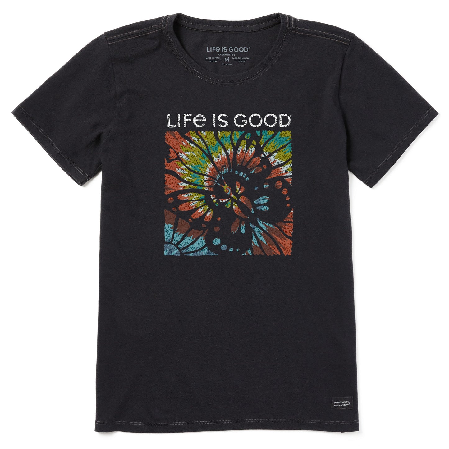 Women's Flutterby Box Tie Dye Short Sleeve Tee