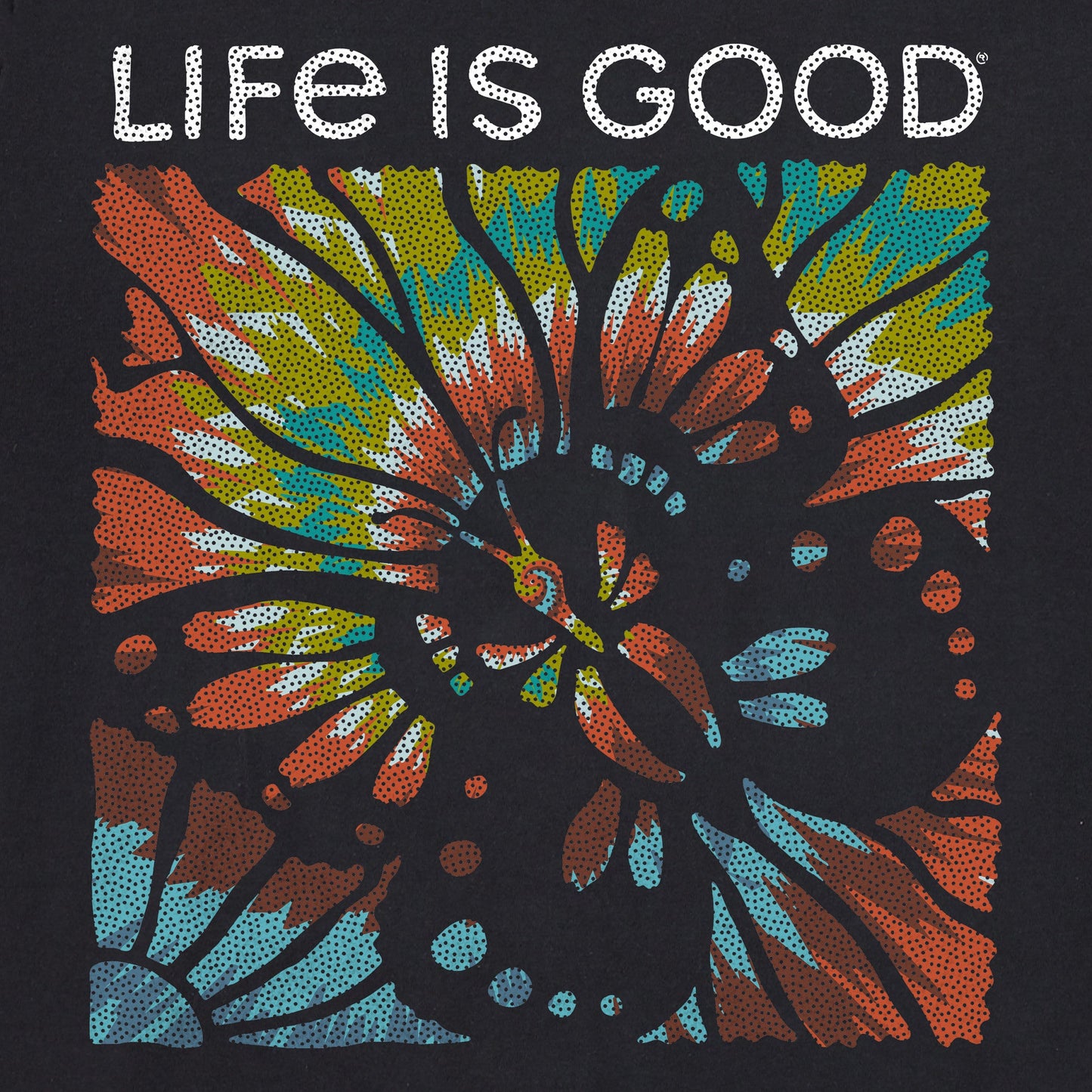 Women's Flutterby Box Tie Dye Short Sleeve Tee