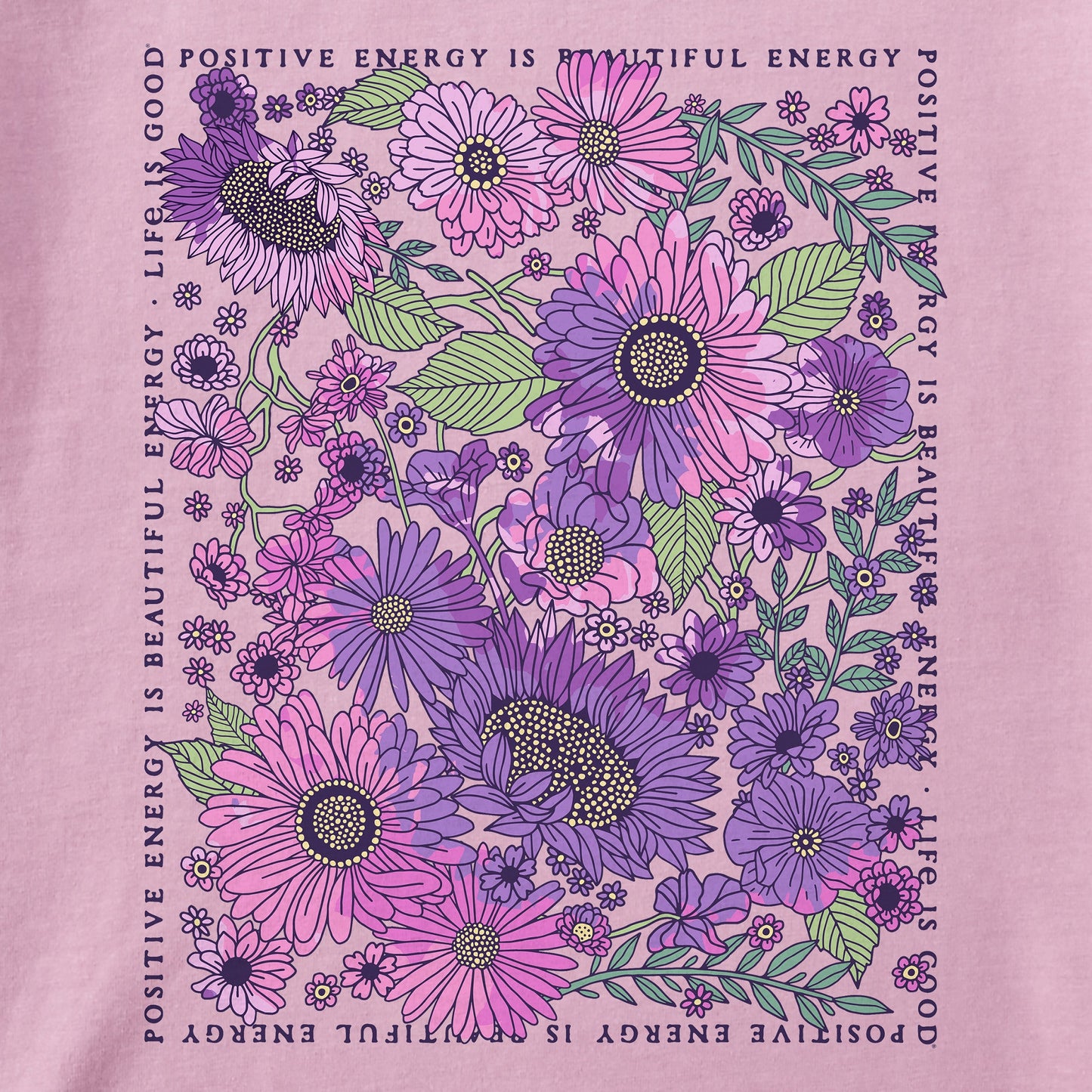 Women's Beautiful Energy Tie Dye Short Sleeve Tee