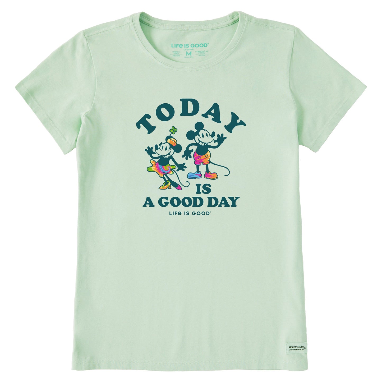 Women's Willie and Lady Good Day Tie Dye Short Sleeve Crusher Tee