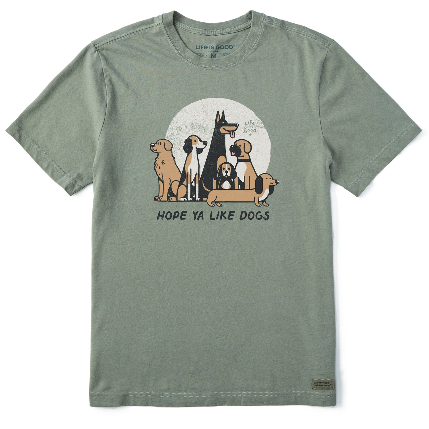 Men's Hope Ya Like Dogs Short Sleeve Crusher Tee