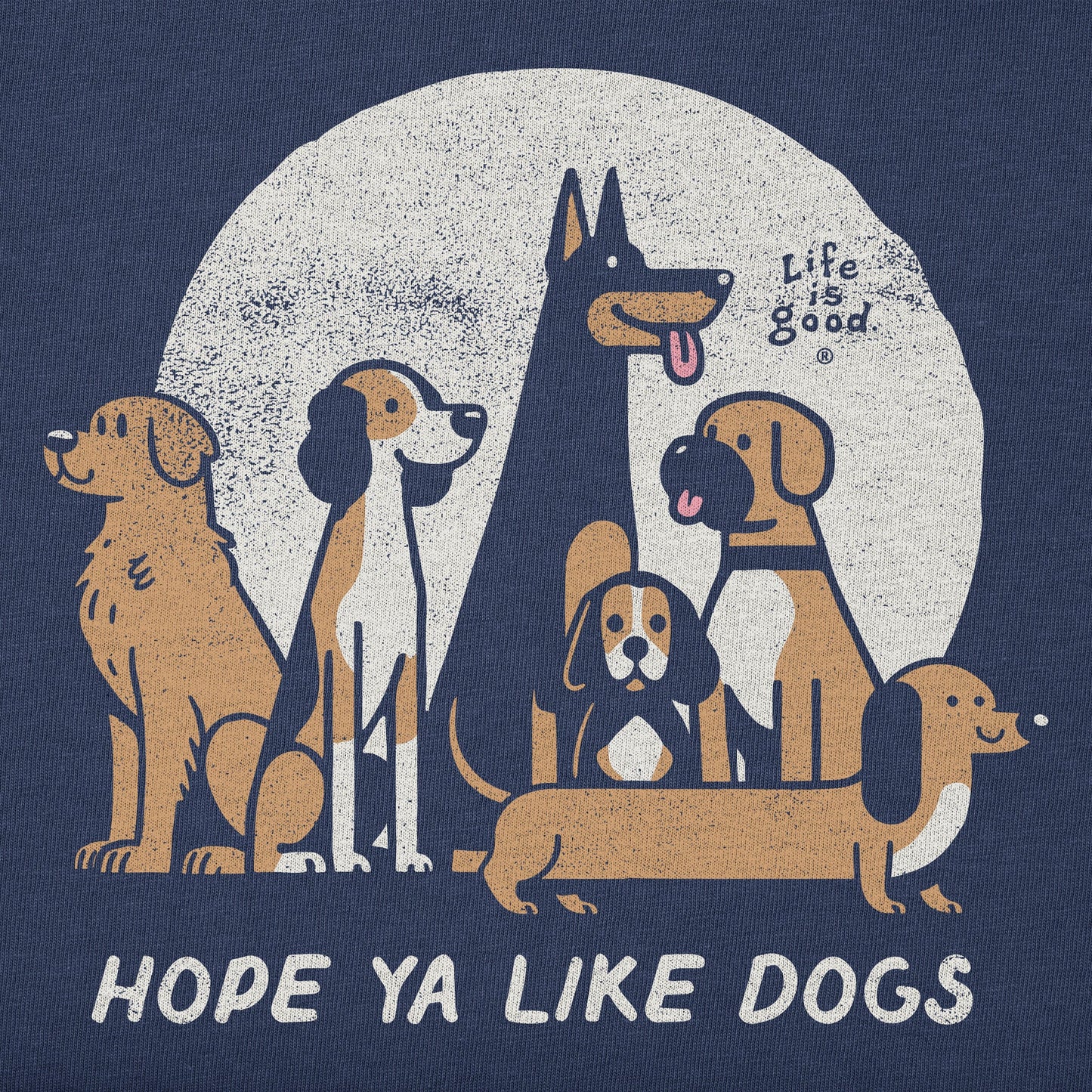 Men's Hope Ya Like Dogs Short Sleeve Crusher Tee