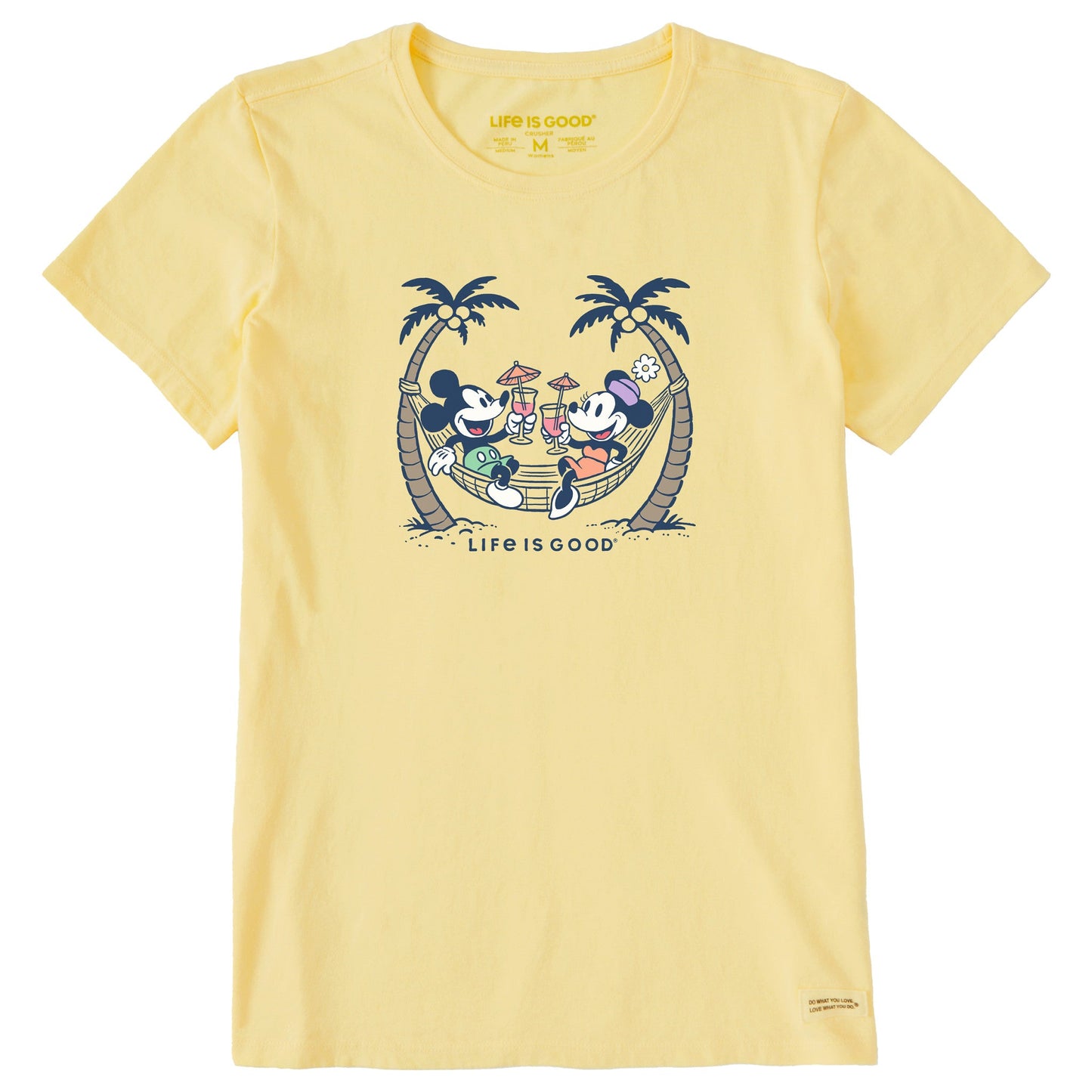 Women's Tropical Cocktail Toast Short Sleeve Crusher Tee