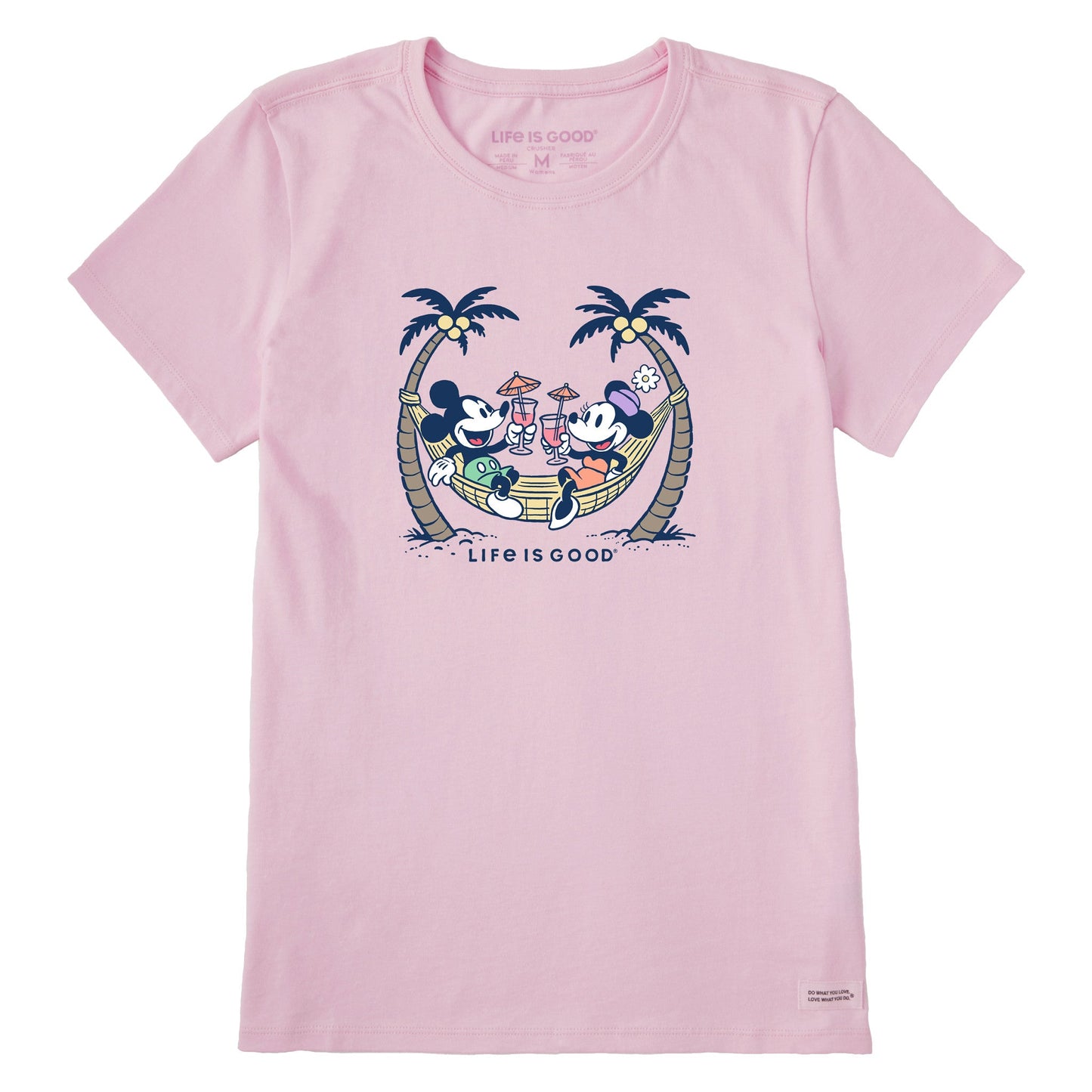 Women's Tropical Cocktail Toast Short Sleeve Crusher Tee