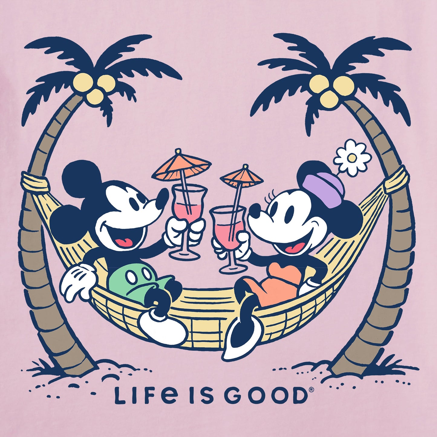 Women's Tropical Cocktail Toast Short Sleeve Crusher Tee