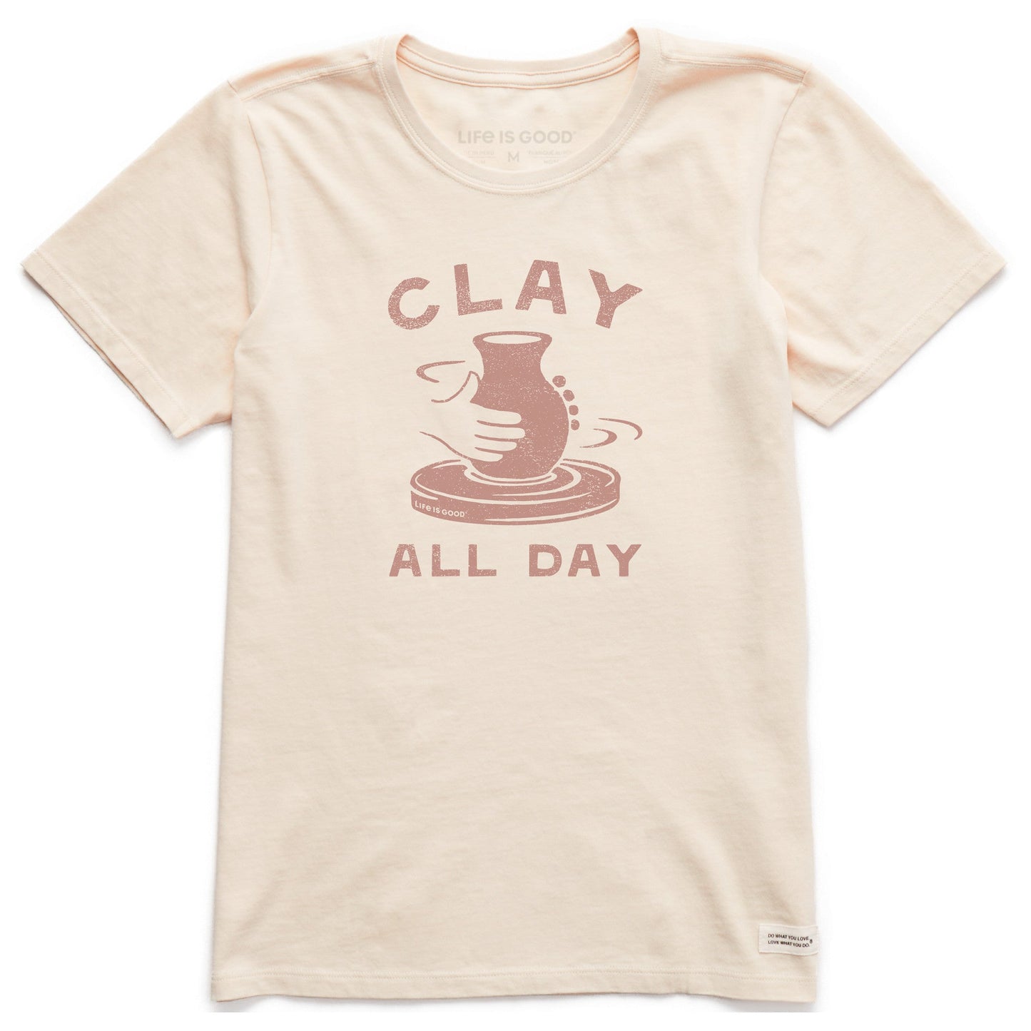 Women's Clay All Day Pottery Short Sleeve Crusher Tee