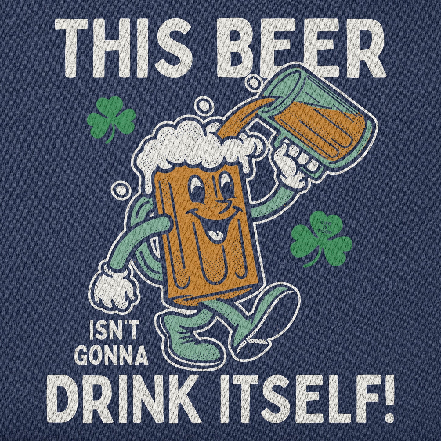 Men's This Beer Isn't Gonna Drink Itself Long Sleeve Crusher Tee