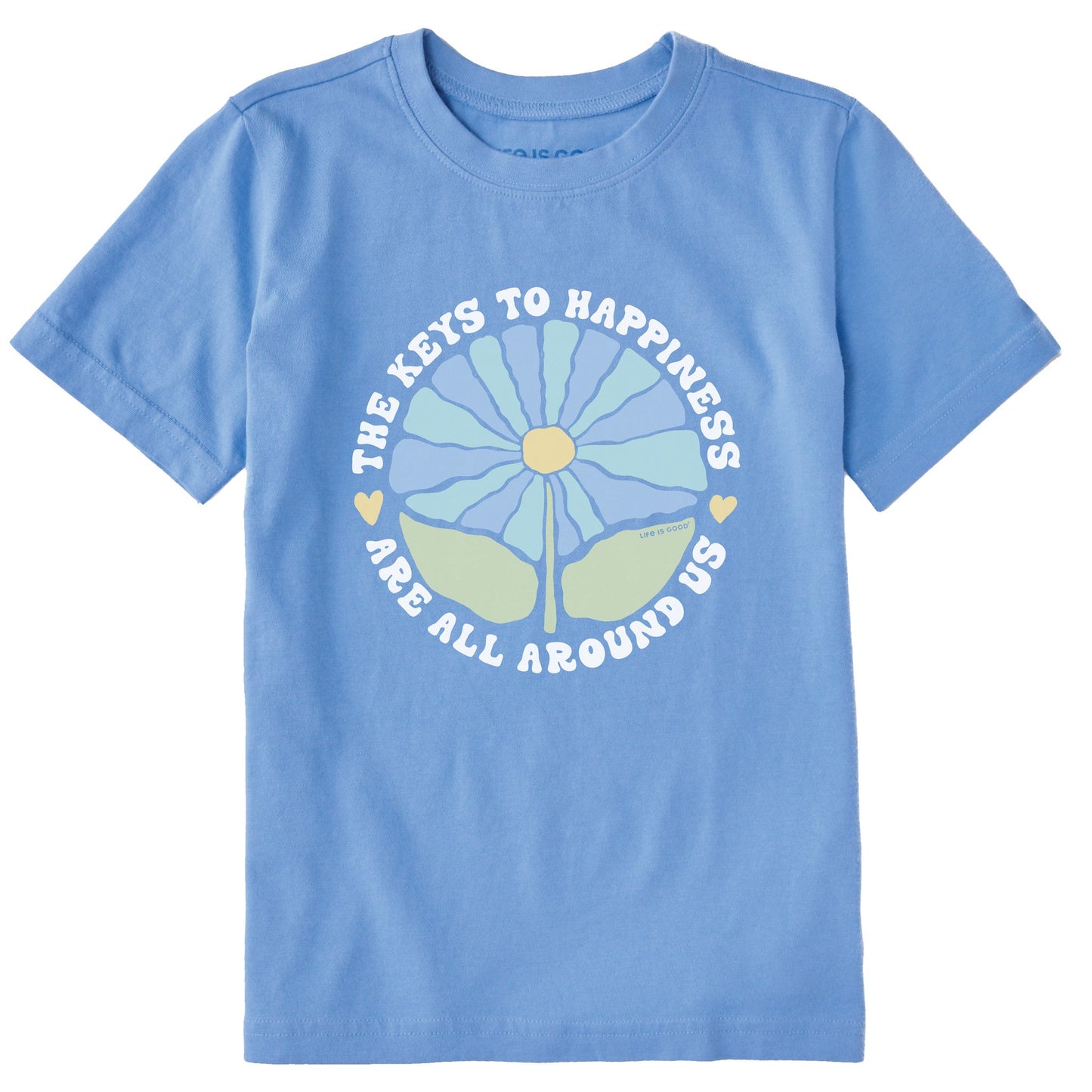 Kids The Keys to Happiness Are All Around Us Short Sleeve Crusher Tee