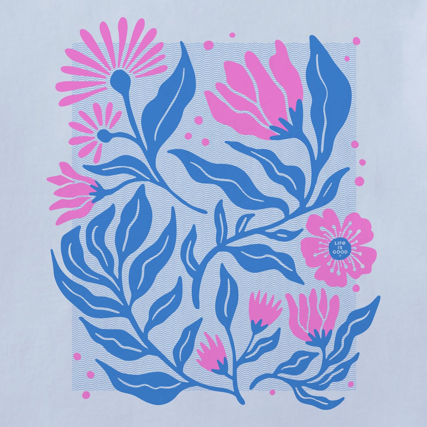 Women's Floral Array Short Sleeve Crusher Boxy Tee