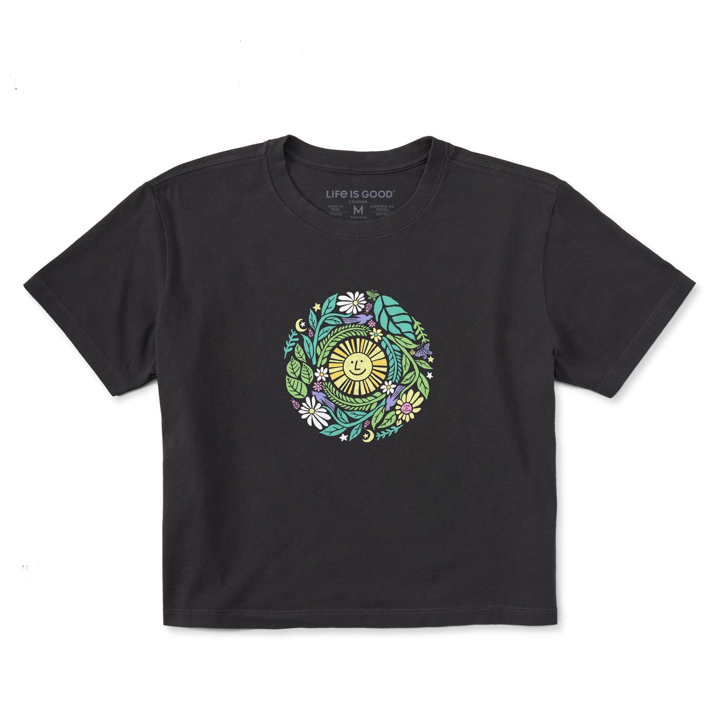 Women's The Circle of Life Short Sleeve Crusher Boxy Tee