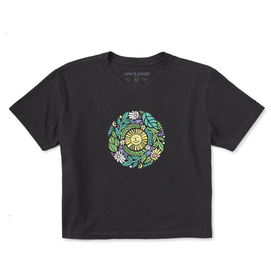 Women's The Circle of Life Short Sleeve Crusher Boxy Tee