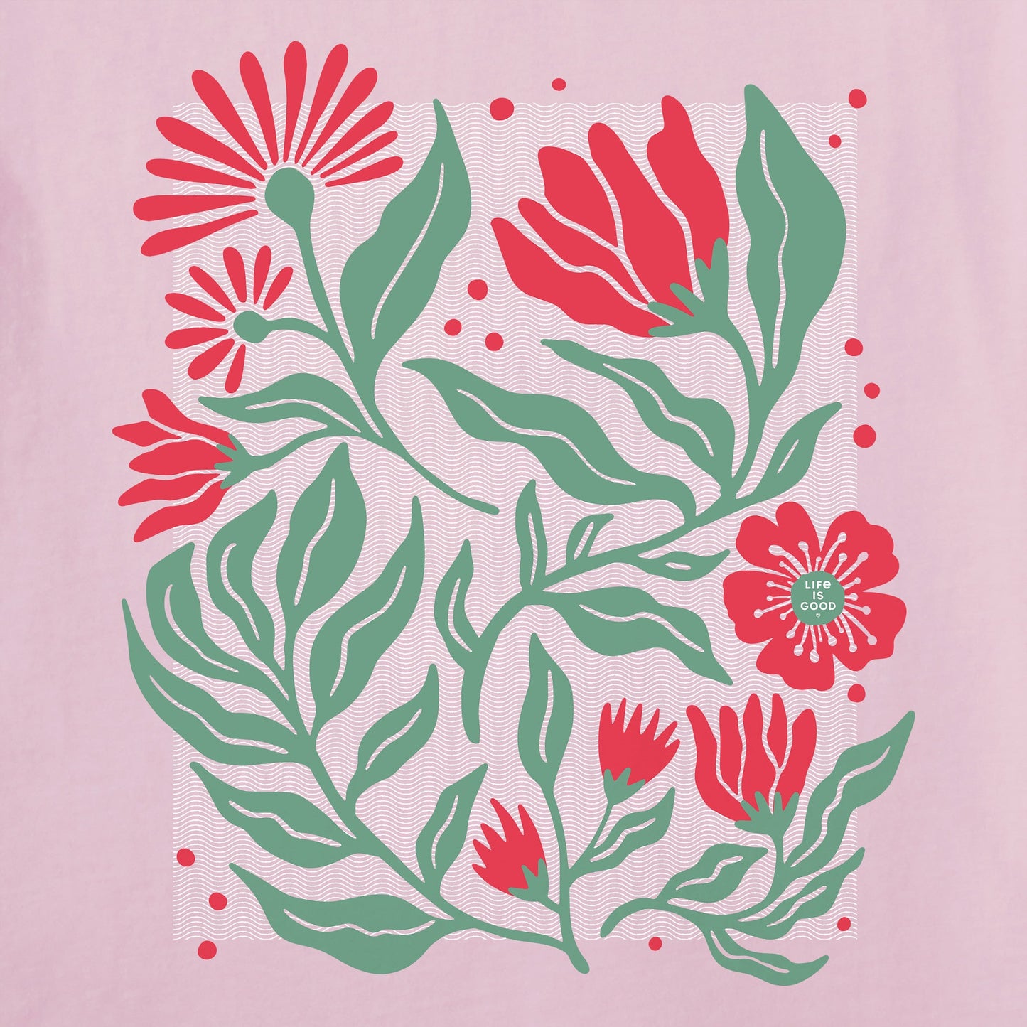 Women's Floral Array Short Sleeve Tee