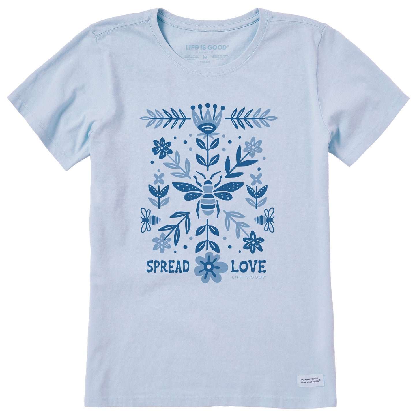 Women's Spread Love Bee Medley Short Sleeve Crusher Tee