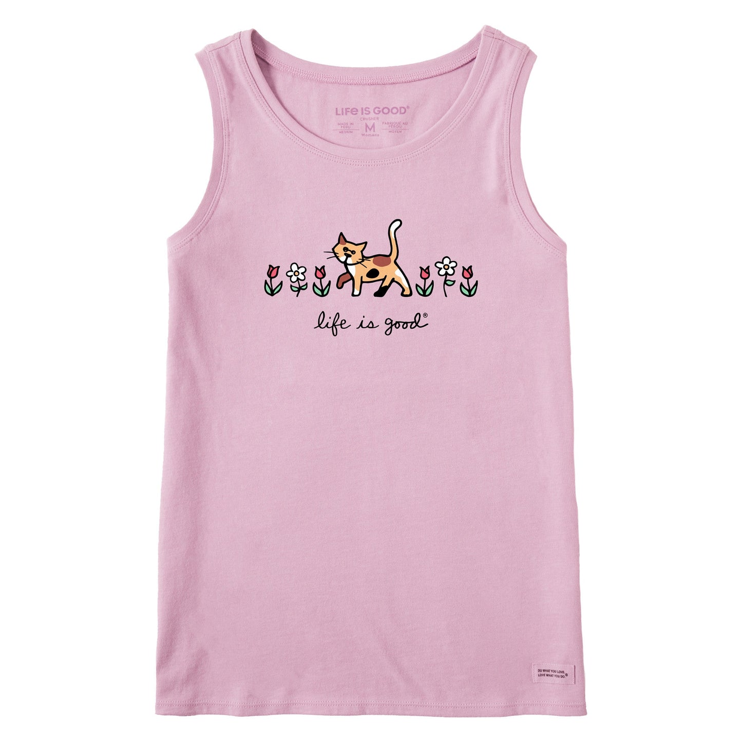 Women's Al with Flowers Crusher Tank