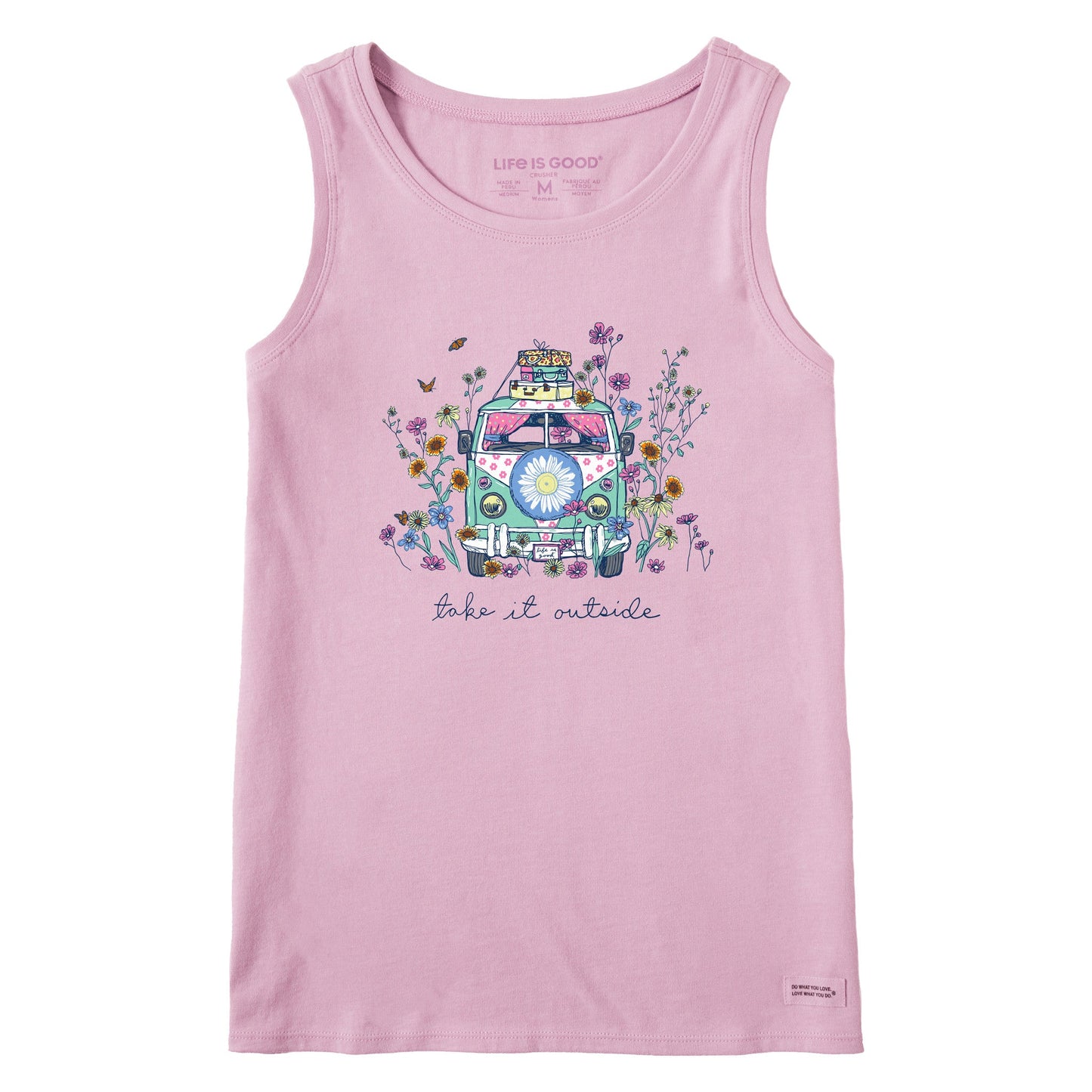 Women's Take It Outside Wildflower Van Crusher Tank