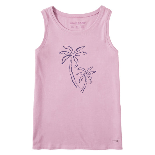 Women's Two Simple Palms Crusher Tank