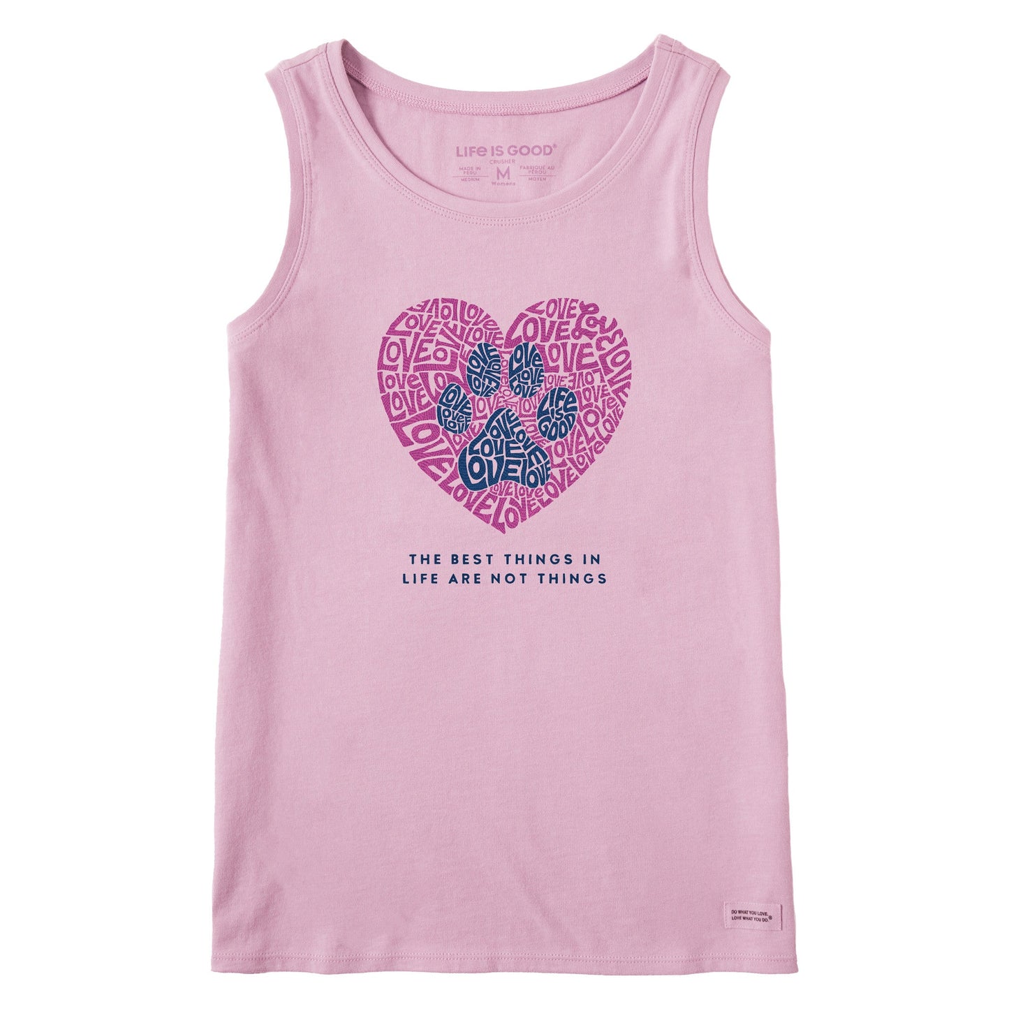 Women's Best Things Paw Heart Crusher Tank