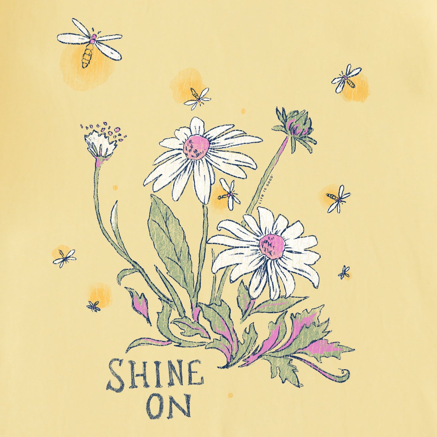 Women's Dreamy Shine On Daisies Crusher Tank