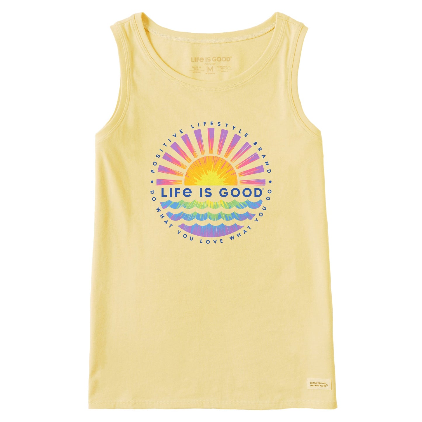 Women's Tie Dye Sunset Burst Crusher Tank