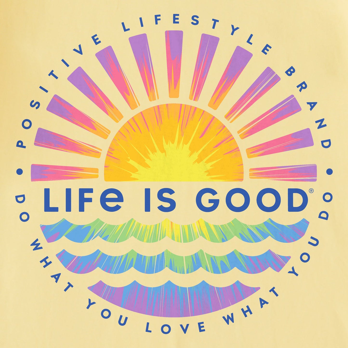 Women's Tie Dye Sunset Burst Crusher Tank