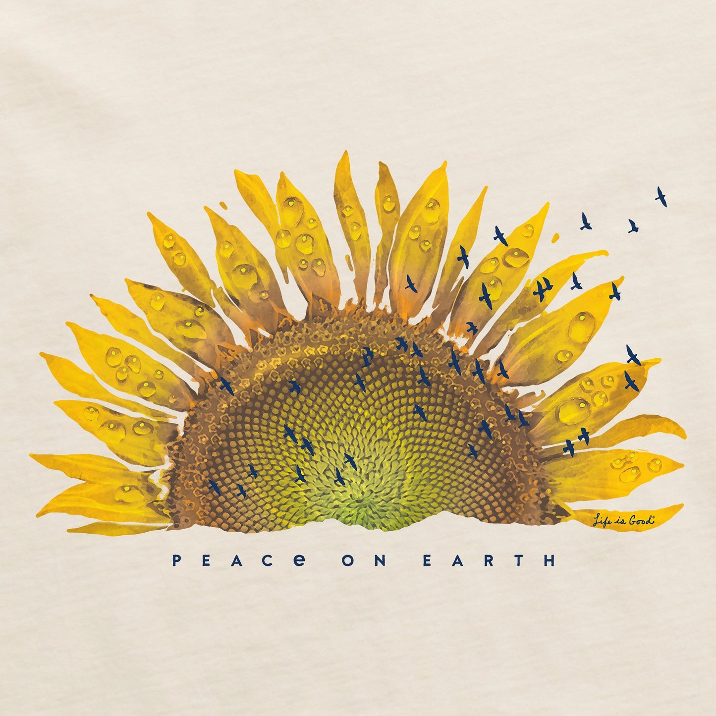 Women's Sunflower Dew Peace on Earth Crusher Tank