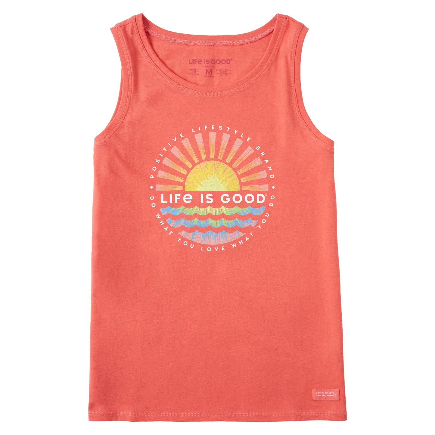 Women's Tie Dye Sunset Burst Crusher Tank