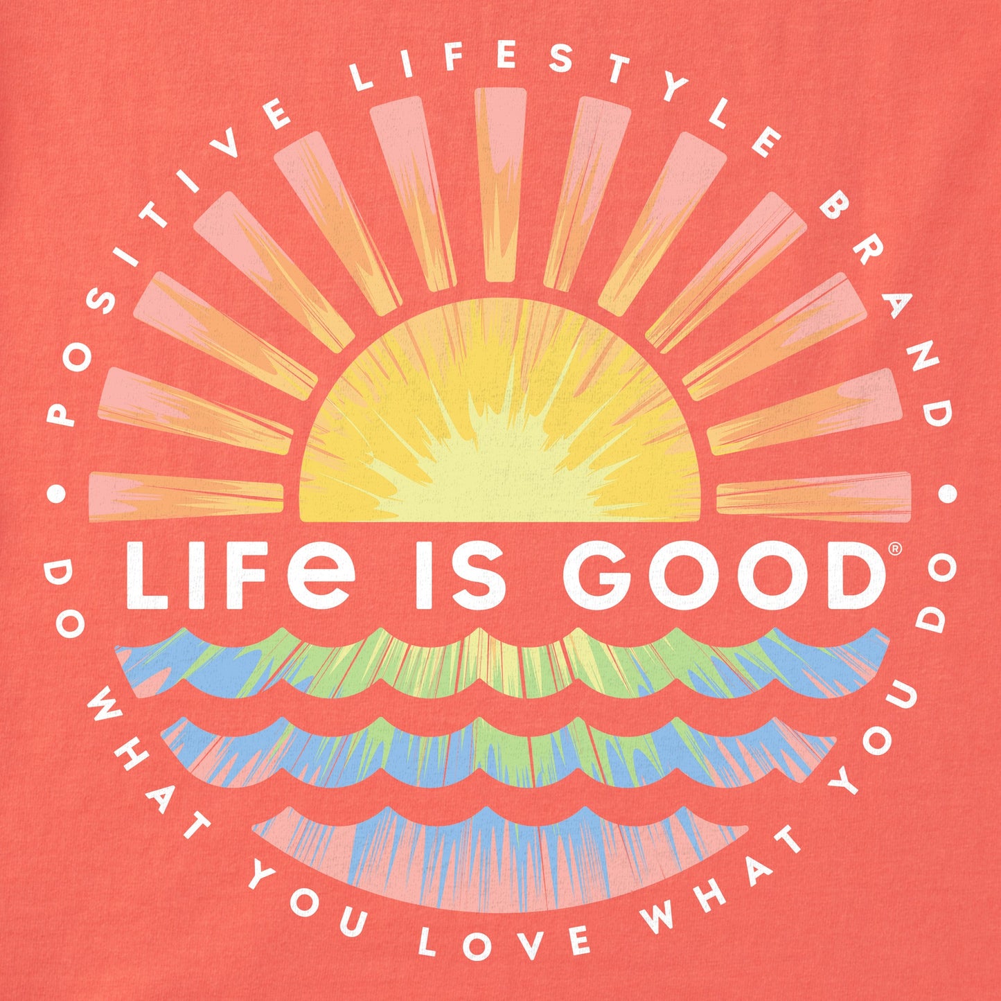 Women's Tie Dye Sunset Burst Crusher Tank