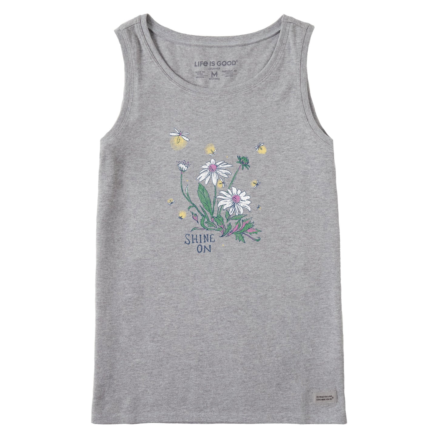 Women's Dreamy Shine On Daisies Crusher Tank