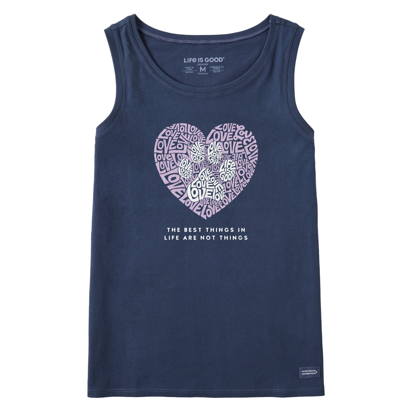 Women's Best Things Paw Heart Crusher Tank