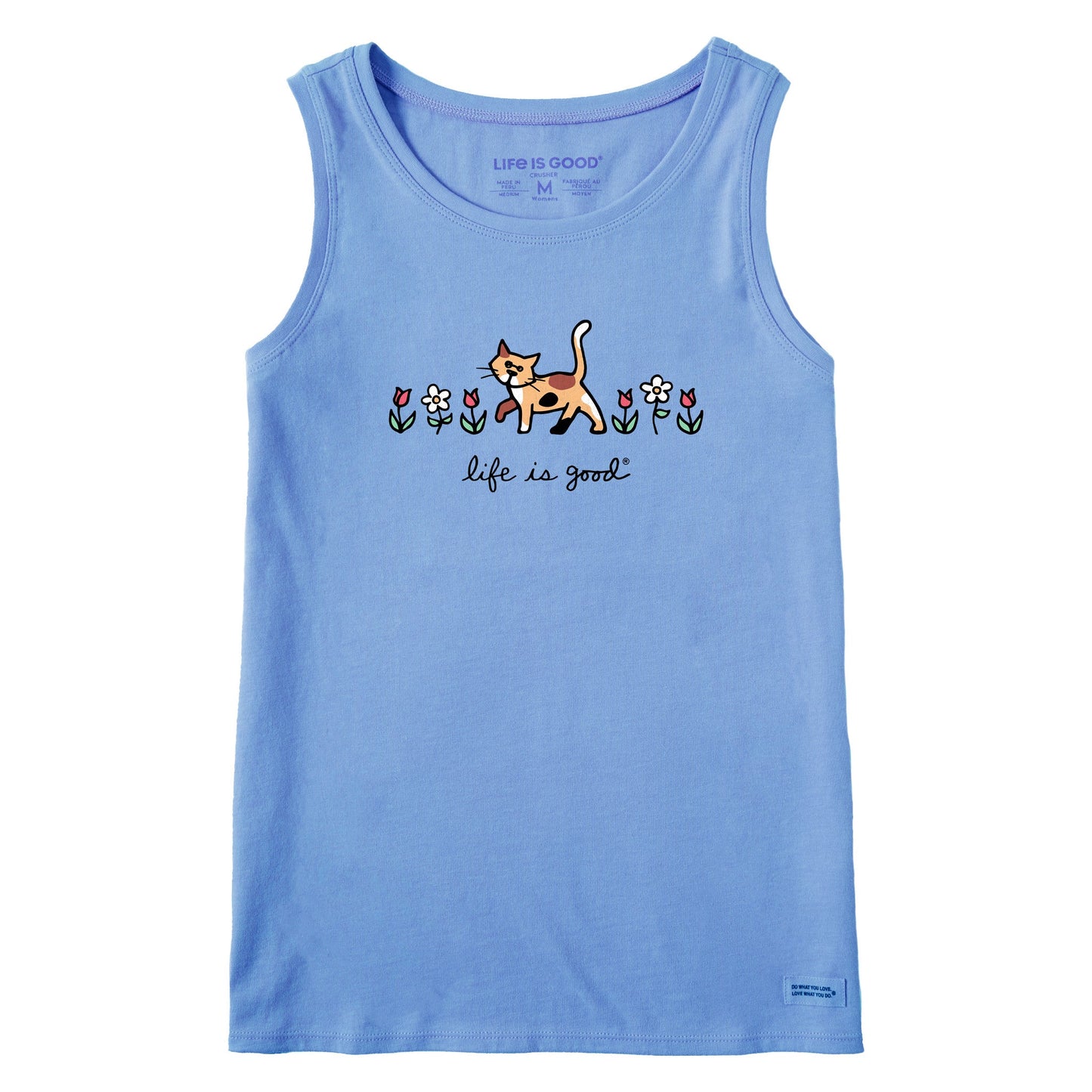 Women's Al with Flowers Crusher Tank