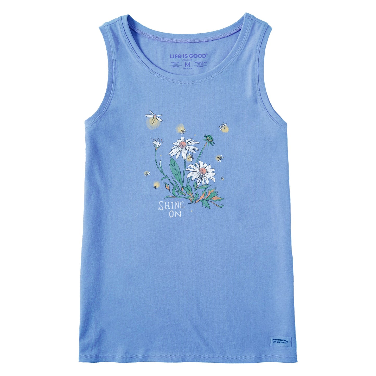 Women's Dreamy Shine On Daisies Crusher Tank