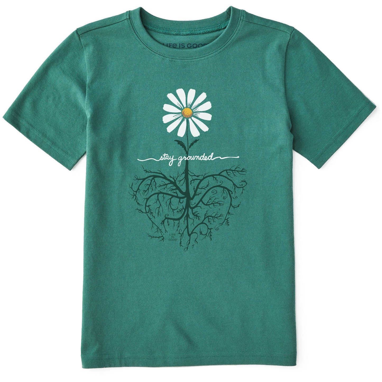 Kids Stay Grounded Short Sleeve Crusher Tee