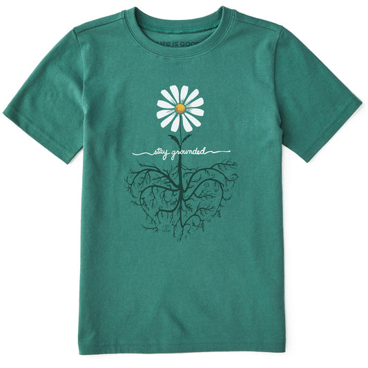 Kids Stay Grounded Short Sleeve Crusher Tee