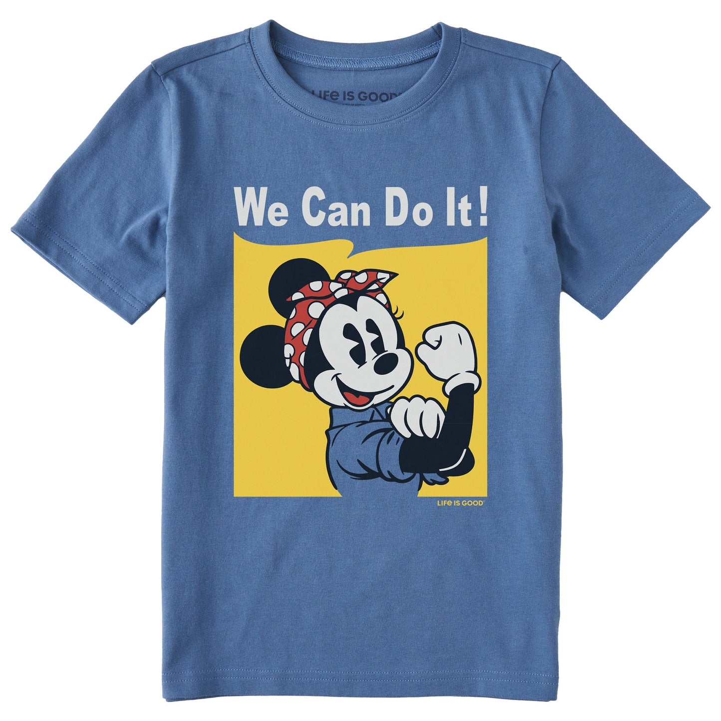 Kids We Can Do It Mouse Short Sleeve Crusher Tee