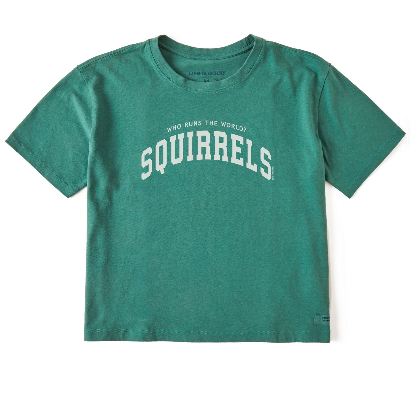 Women's Squirrels Arch Short Sleeve Crusher Boxy Tee